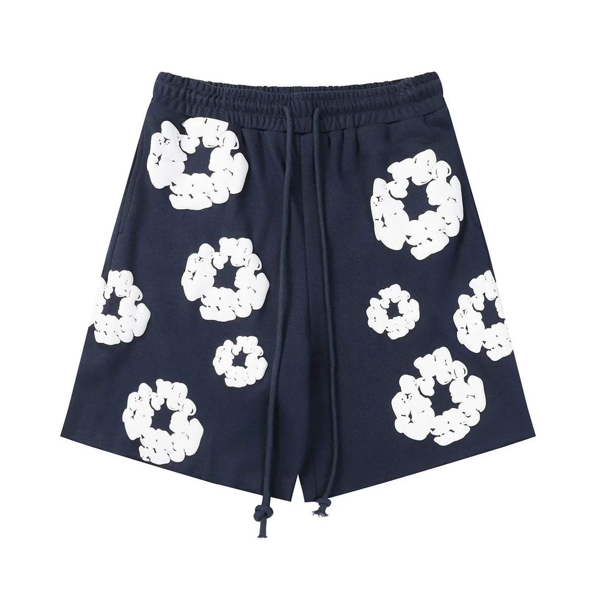 Denim Tears Cotton Wreath Navy Unisex Sweat Shorts